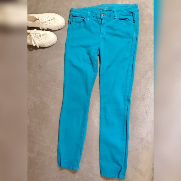 Turquoise Slim Fit Michael Kors Jeans - Picture 4 of 7